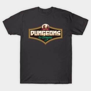 Dungeons & Dragons Coffee shop logo T-Shirt